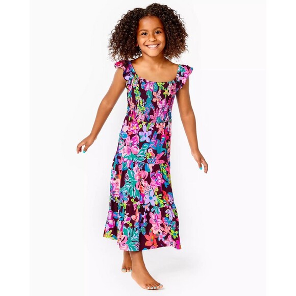 Lilly Pulitzer | Dresses | Lilly Pulitzer Girls Mini Jilly Midi Dress ...